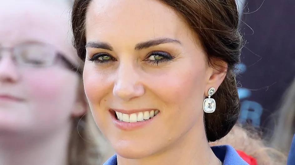 En robe rose, Kate Middleton relance les spéculations sur le sexe de son bébé (Photos)