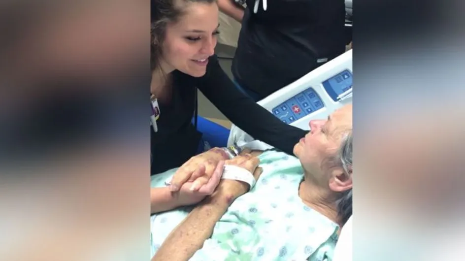 [VÍDEO] Una enfermera canta a una paciente terminal y emociona a las redes