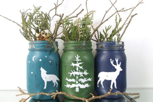 Objetos de Navidad: árboles navideños diferentes