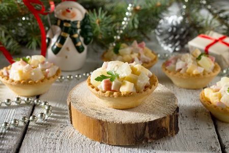 Canapés para la cena de Nochevieja