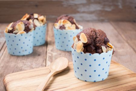 Muffins de chocolate caseros