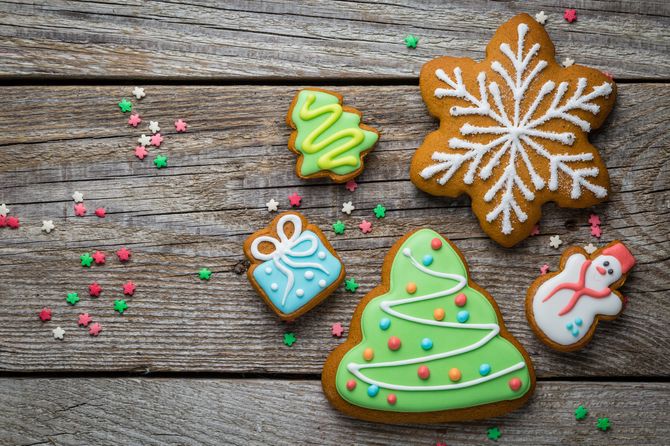 galletas de Navidad decoradas