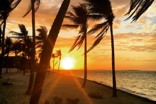 Sonnenuntergang auf Sunset Key