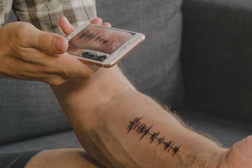 Tatouage sonore avant-bras
