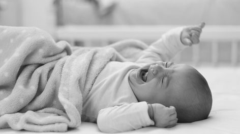 Der Brief eines Babys, das alleine zu schlafen soll