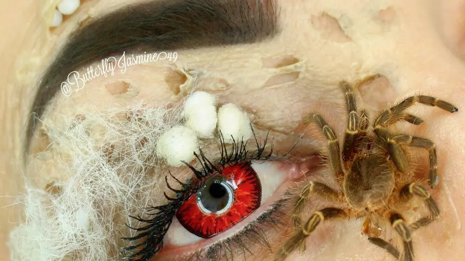 WTF ? Elle utilise de VRAIS insectes pour se maquiller (Photos)