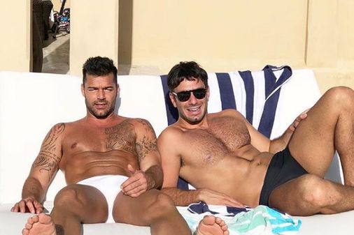 Ricky Martin y Jwan Yosef