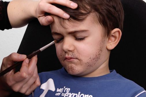 Pirat schminken: betonte Augen