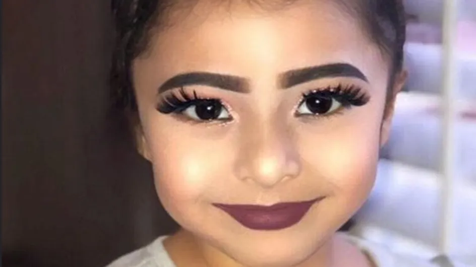 Elle publie une photo d'une enfant de 5 ans maquillée et crée la polémique