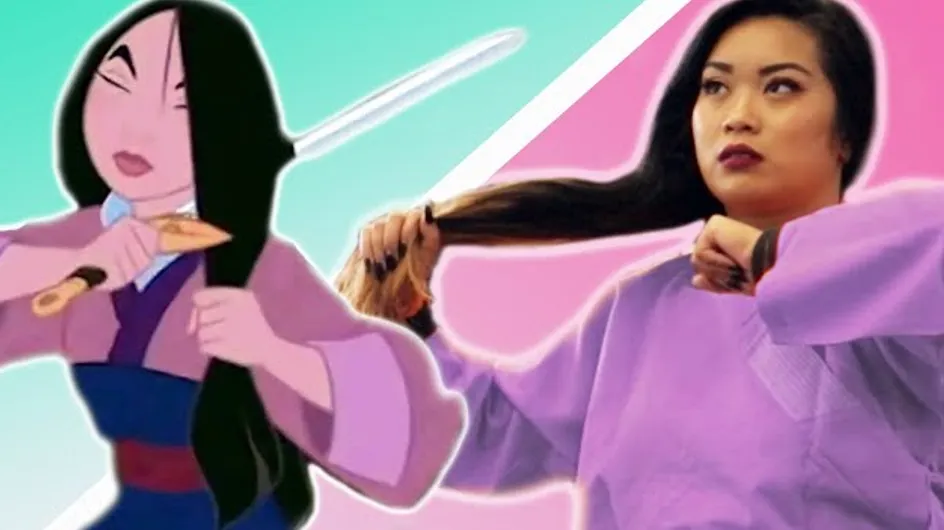 Comme Mulan, elle coupe ses cheveux au sabre, voici le résultat (Vidéo)