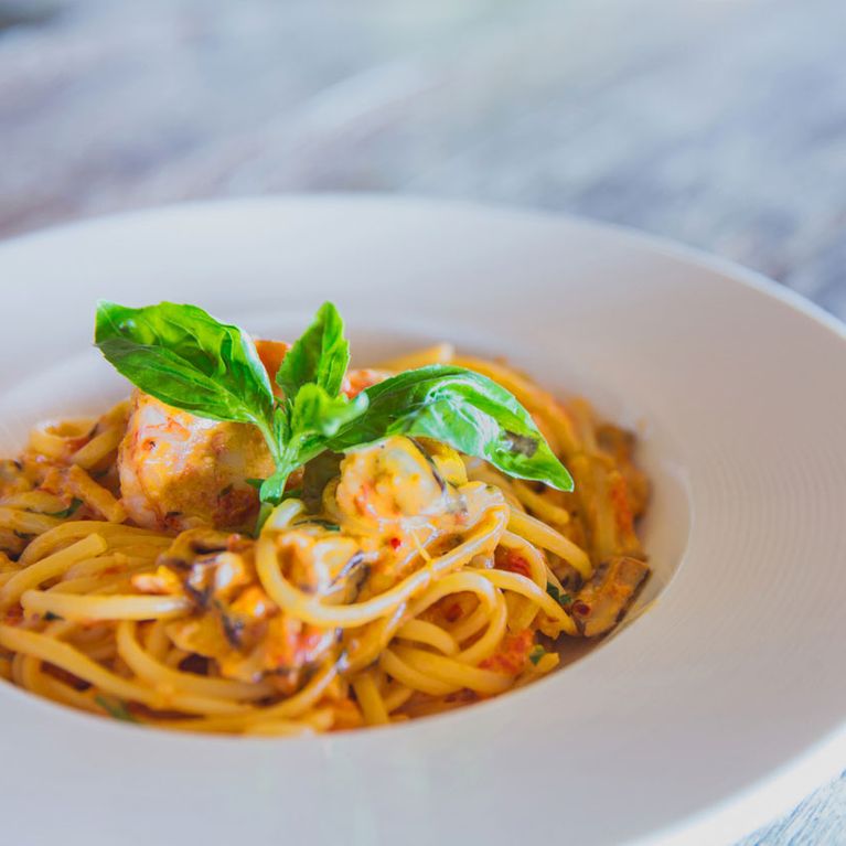 Linguine mit Shrimps