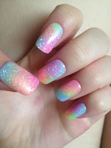 Uñas glitter