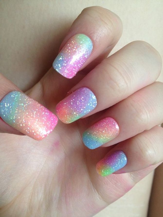 Uñas glitter
