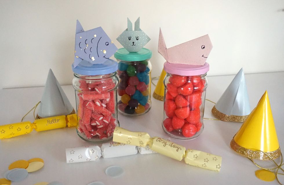 De Jolis Bocaux Remplis De Bonbons Pour Son Anniversaire