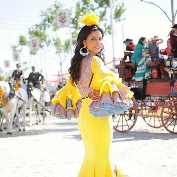 Así es el traje de flamenca perfecto para ir a la Feria de Abril
