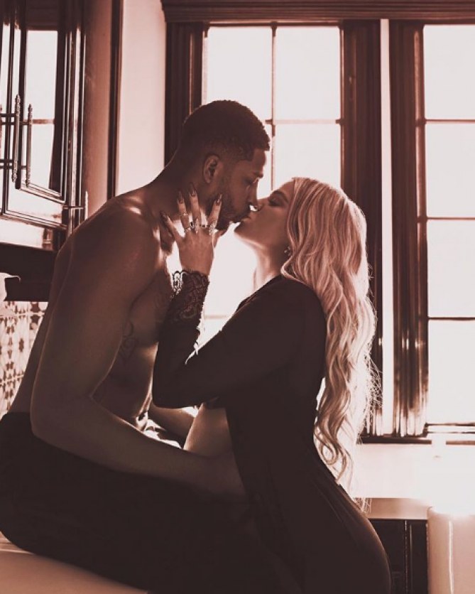 Khloe Kardashian y Tristan Thompson