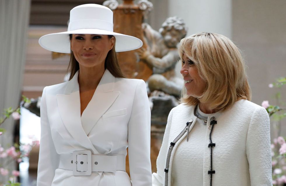 Brigitte Macron Et Melania Trump Deux Premieres Dames Ultra Glamour