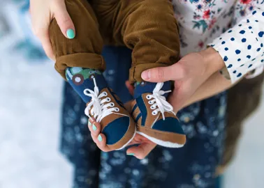 Cómo zapatos para bebés
