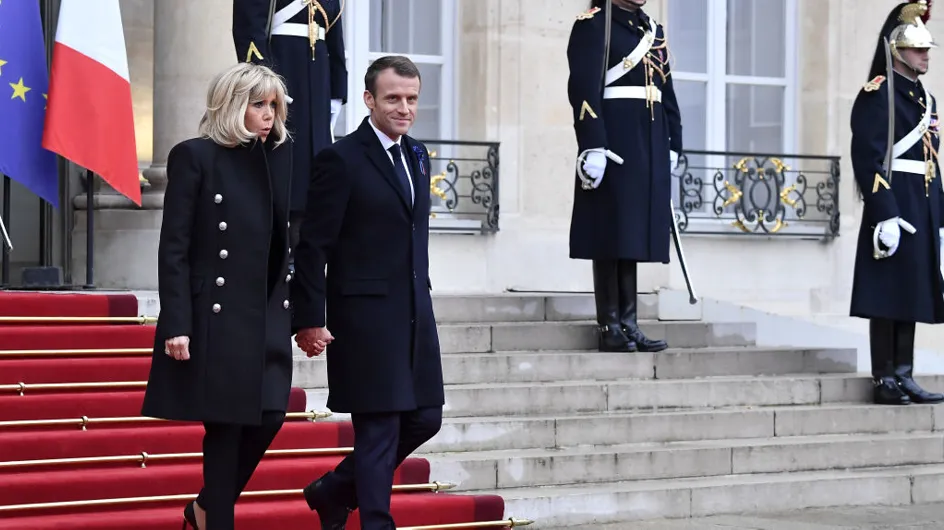 Brigitte Macron sobre et élégante pour les commémorations du 11 novembre