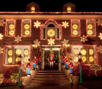 Las casas decoradas de Navidad más espectaculares