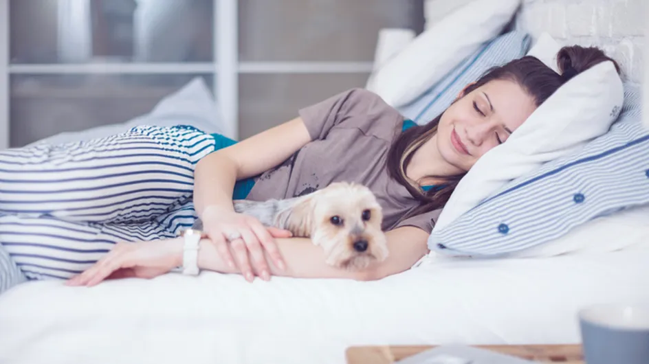 C'est prouvé, les femmes préfèrent dormir avec un chien qu’avec un homme !