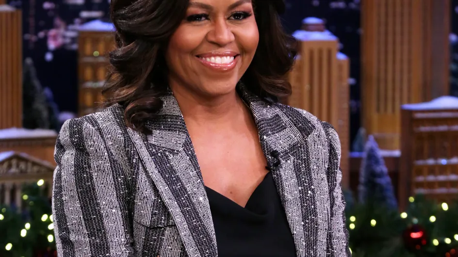 Michelle Obama fait sensation dans un magnifique smoking pailleté