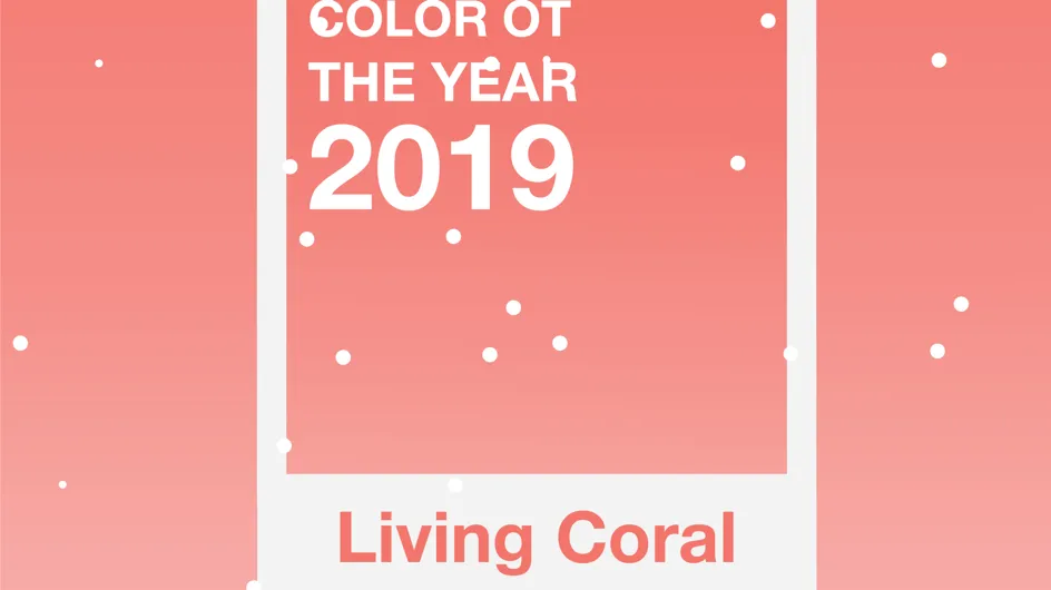 Le Living Coral, la couleur de l'année 2019