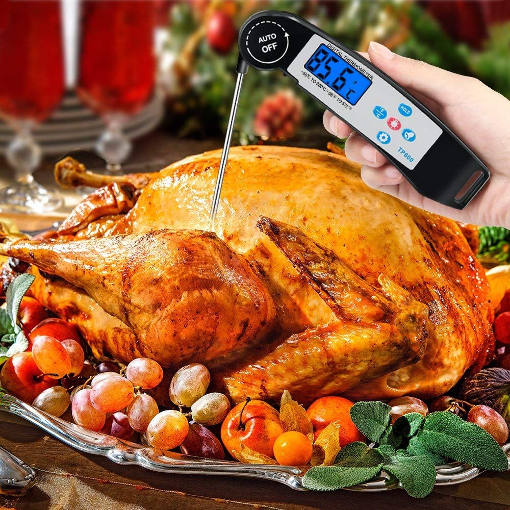 Metaltex thermomètre digital de cuisine avec sonde et minuteur