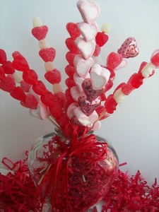 ramo de pinchos de chuches