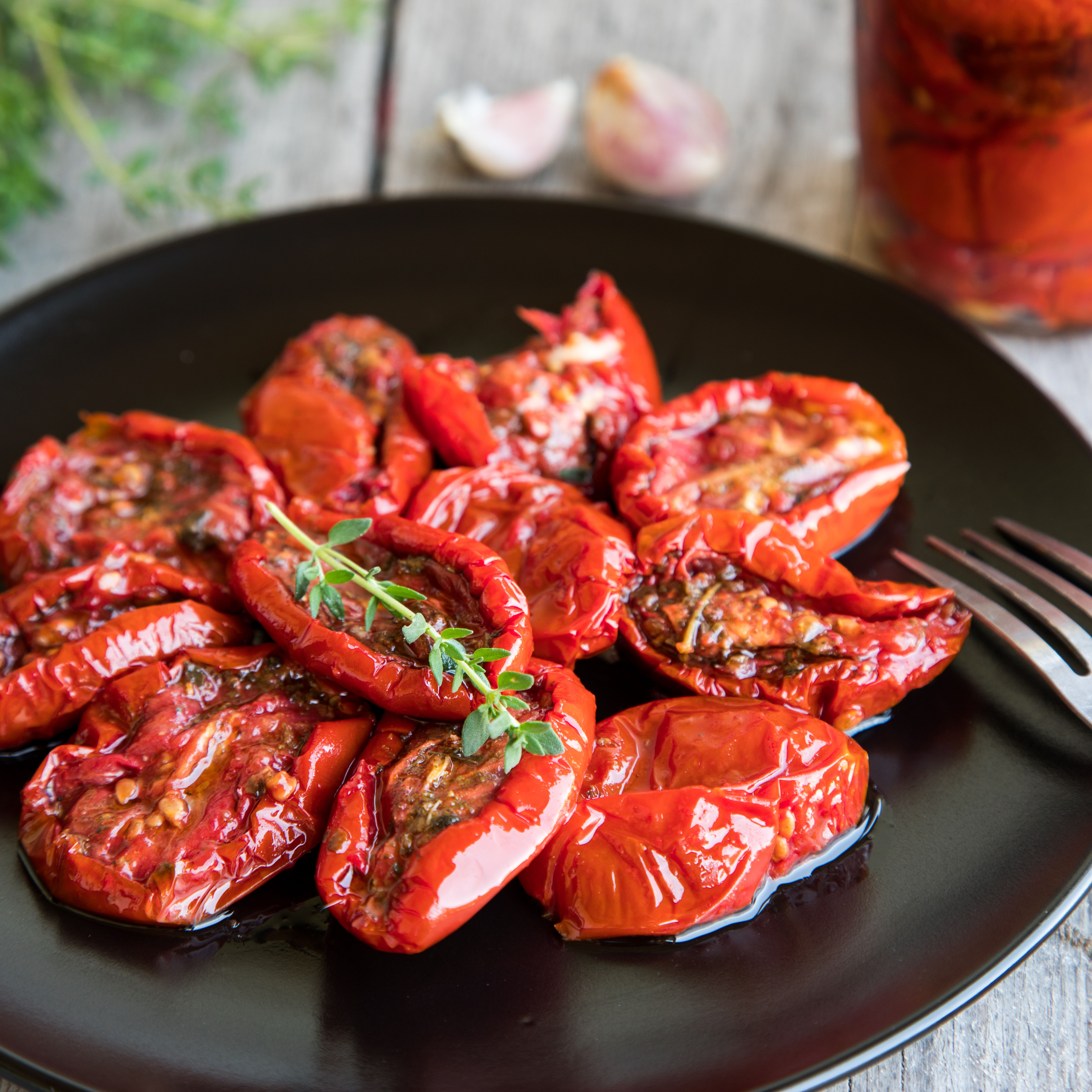 Recette facile de tomates séchées au four!