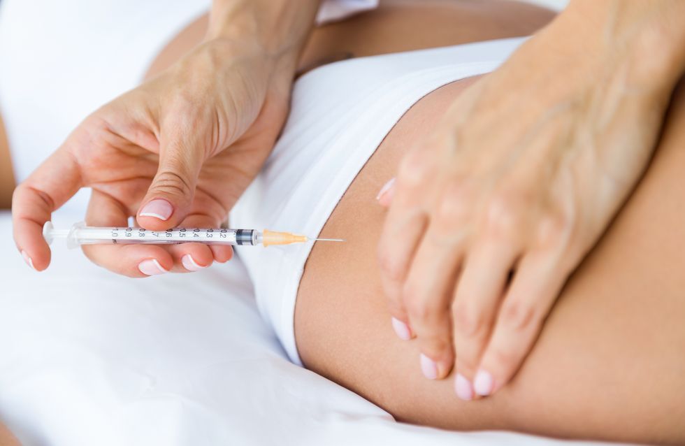 Mesoterapia corporal antes y despues de adelgazar