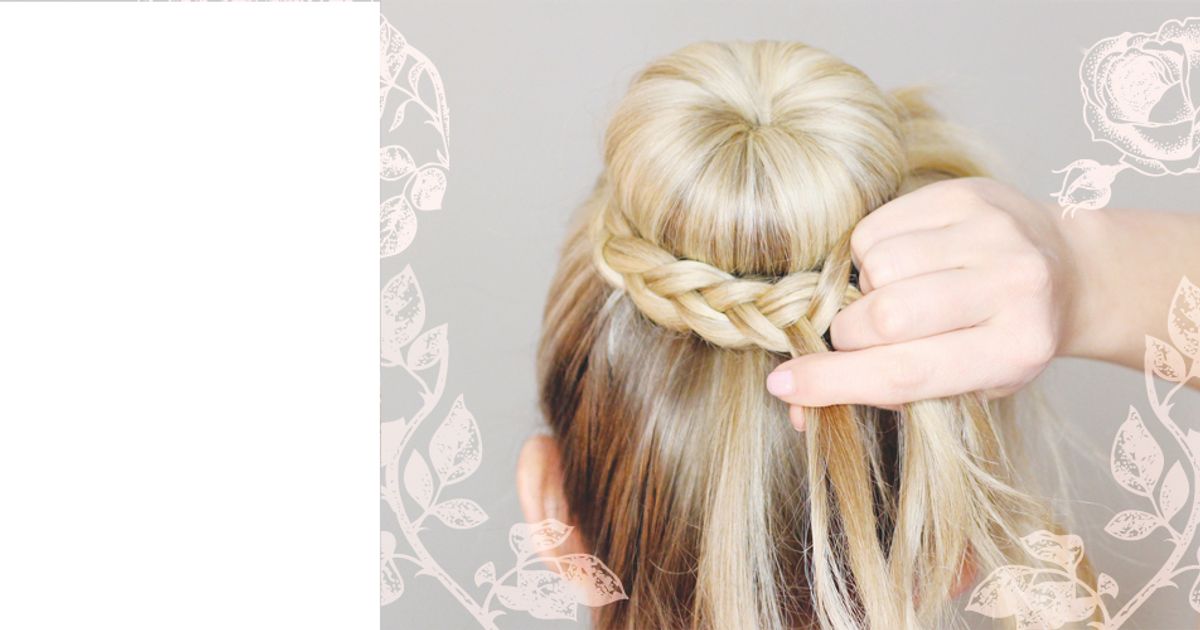 Hochzeitslook: Wie man diese Brautfrisur selber machen kann