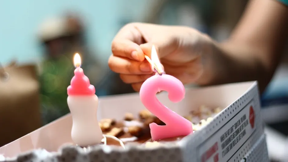 5 bougies chiffres pour votre gâteau d&#039;anniversaire