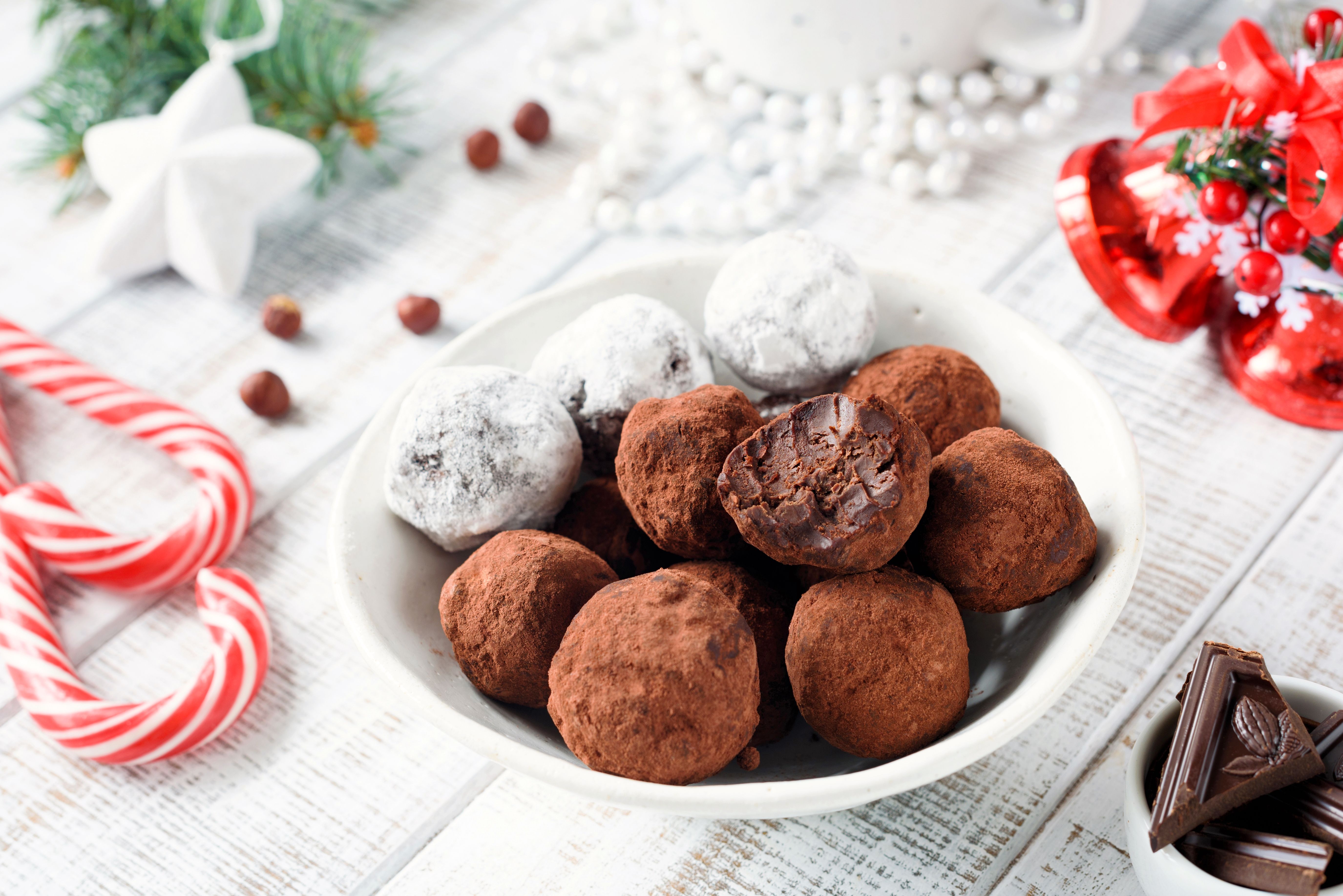Nos recettes de truffes au chocolat pour Noël