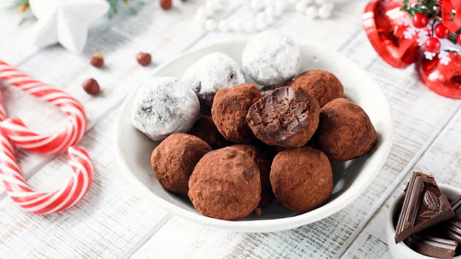 Nos recettes de truffes au chocolat pour Noël