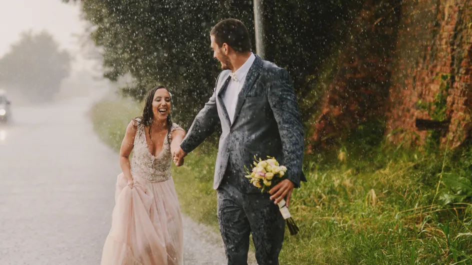 Nos conseils pour un mariage sous la pluie réussi