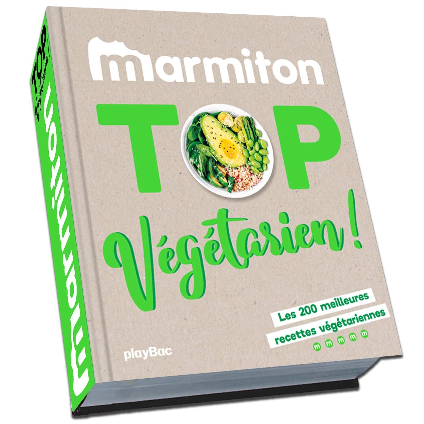 Le nouveau de livre de recettes 100 % végétarien de Marmiton