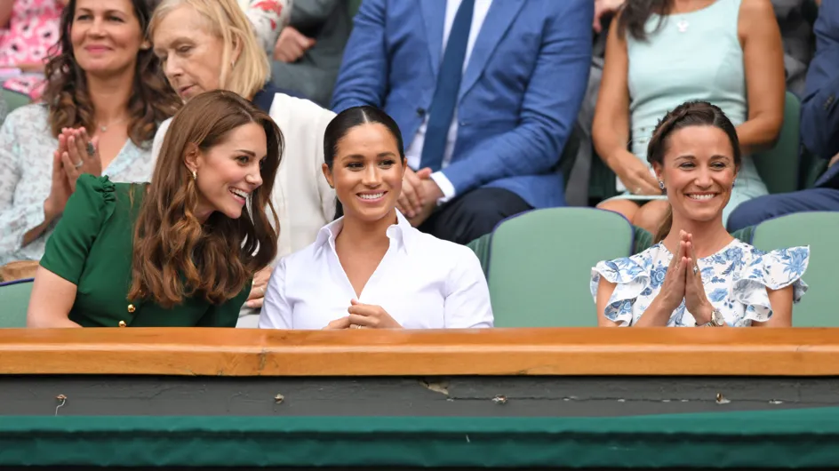 Meghan Markle, Kate et Pippa Middleton, complices à Wimbledon pour la finale