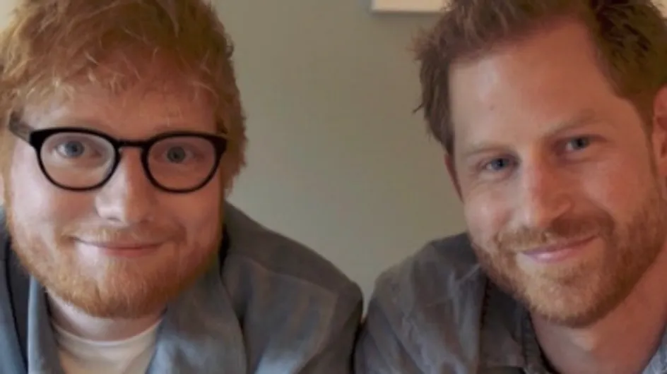 Le prince Harry et Ed Sheeran s'associent pour la bonne cause, "Nul besoin de souffrir en silence"