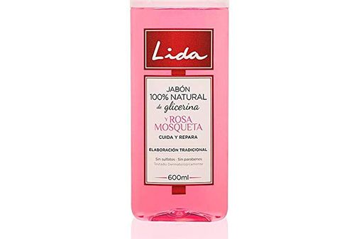 Lida - Jabón natural de glicerina y rosa mosqueta