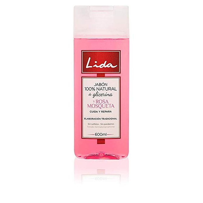 Lida - Jabón natural de glicerina y rosa mosqueta