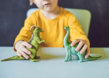 Mini-Figurine de dinosaure en plastique - petit cadeau fête d'enfants.