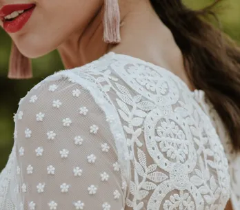 30 bordados florales que son espectaculares para tu look de novia