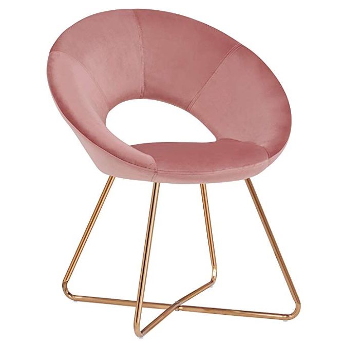 Duhome - Silla de comedor de terciopelo
