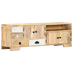 Mueble de madera maciza reciclada de estilo retro