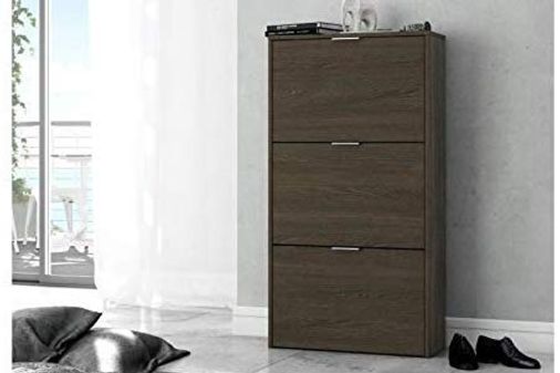 Habitdesign - Zapatero de 3 puertas 113x60x60cm