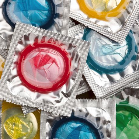 Kondom gefunden benutztes Schrott