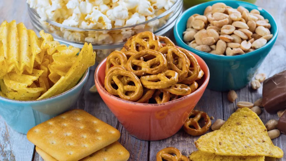 Snacks calóricos: cantidad de calorías de los alimentos para picar