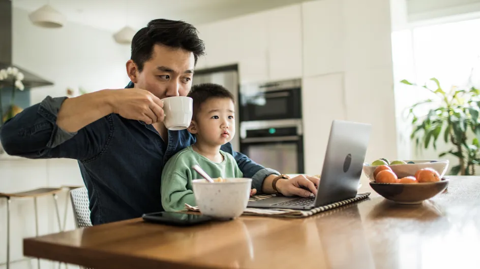Les parents sont plus productifs à la maison que les télétravailleurs sans enfants
