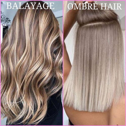 ombre hair sur meches blondes